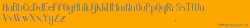 Piringhitam Font – Gray Fonts on Orange Background