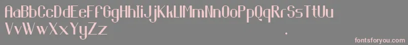 Piringhitam Font – Pink Fonts on Gray Background