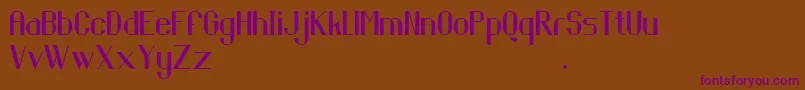 Шрифт Piringhitam – фиолетовые шрифты на коричневом фоне