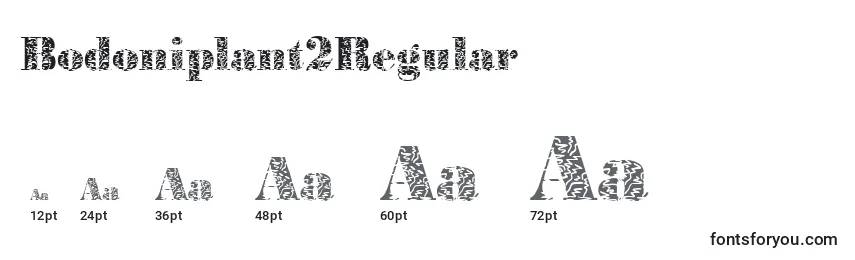 Bodoniplant2Regular Font Sizes
