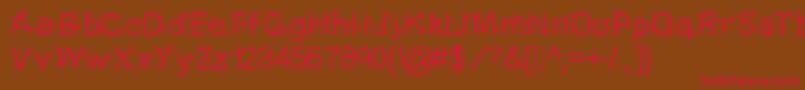 Christmasligtness Font – Red Fonts on Brown Background