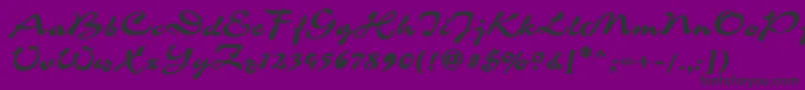 Подробнее о шрифте Corrida1 Шрифт Corrida1 – чёрные шрифты на фиолетовом фоне
