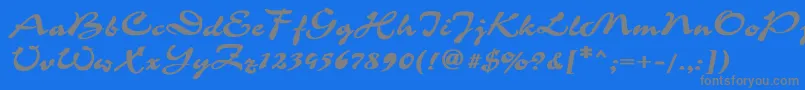 Подробнее о шрифте Corrida1 Шрифт Corrida1 – серые шрифты на синем фоне