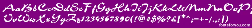 More about Corrida1 Font Corrida1 Font – White Fonts on Purple Background