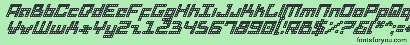 Dridi Font – Black Fonts on Green Background