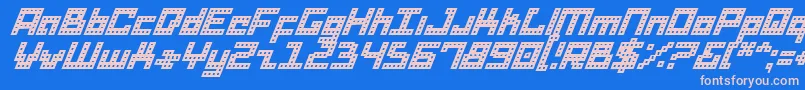 fuente Dridi – Fuentes Rosadas Sobre Fondo Azul