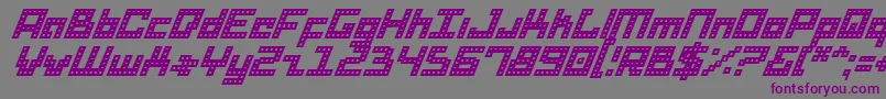 Dridi Font – Purple Fonts on Gray Background