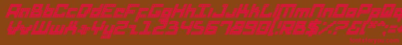 Dridi Font – Red Fonts on Brown Background