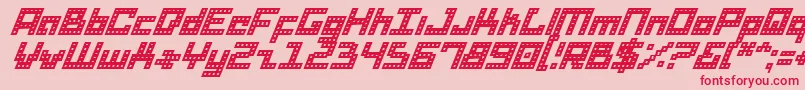 Dridi Font – Red Fonts on Pink Background