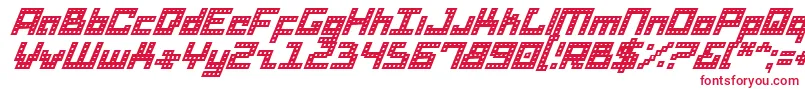 Dridi Font – Red Fonts on White Background
