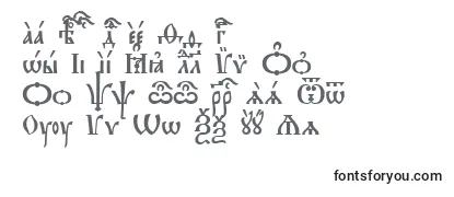 Шрифт TriodionIeucs
