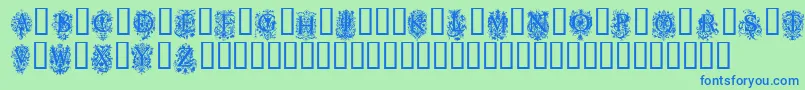 fuente Chaucher – Fuentes Azules Sobre Fondo Verde