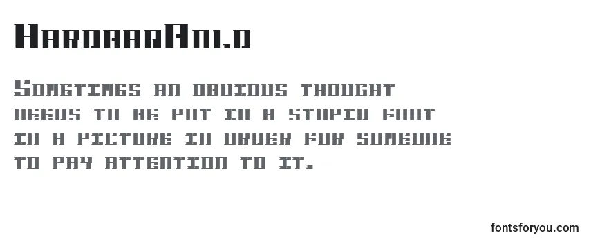HardbaqBold Font