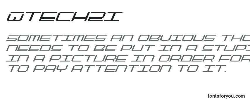 Обзор шрифта Qtech2i