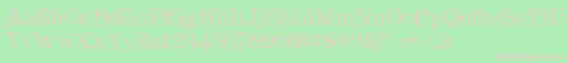 Ametist Font – Pink Fonts on Green Background