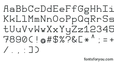 Monomod font – Fixed Width Fonts