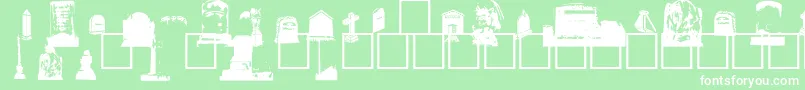 Подробнее о шрифте Grvstnbt Шрифт Grvstnbt – белые шрифты на зелёном фоне