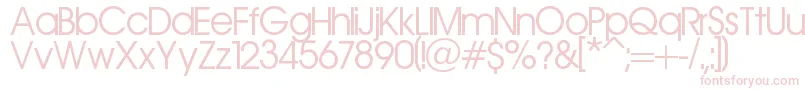 Aerolinea-Schriftart – Rosa Schriften