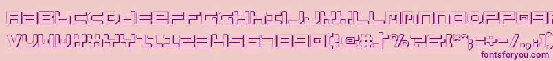 Stuntv2s Font – Purple Fonts on Pink Background