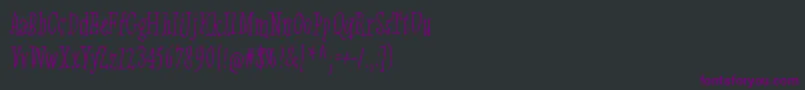 Jinzingoer Font – Purple Fonts on Black Background