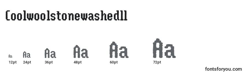 Coolwoolstonewashedll Font Sizes