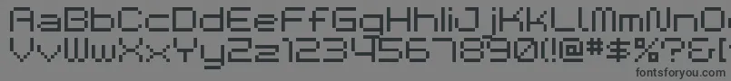 Bmspa Font – Black Fonts on Gray Background