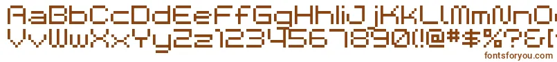 Шрифт Bmspa – коричневые шрифты на белом фоне