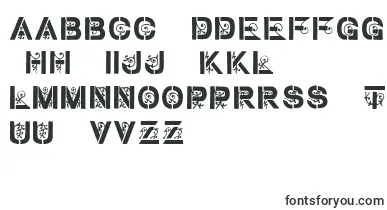 GothicStencilDker font – esperanto Fonts