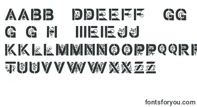 GothicStencilDker font – maltese Fonts