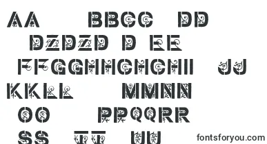 GothicStencilDker font – slovak Fonts