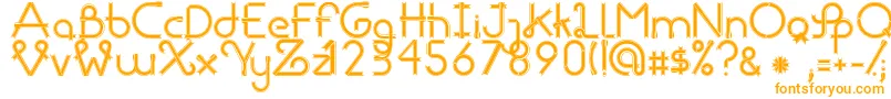 En savoir plus sur la police RibbonsRegular Police RibbonsRegular – polices orange sur fond blanc