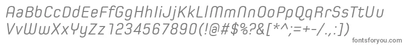 SpoonRegularItalic Font – Gray Fonts