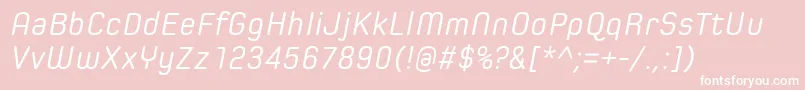 fuente SpoonRegularItalic – Fuentes Blancas Sobre Fondo Rosa