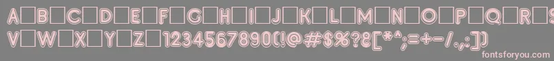 Insete Font – Pink Fonts on Gray Background