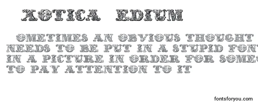 ExoticaMedium-fontti