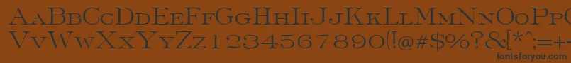 More about FinchleyRegularDb Font FinchleyRegularDb Font – Black Fonts on Brown Background