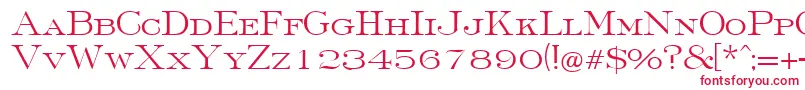 FinchleyRegularDb Font – Red Fonts