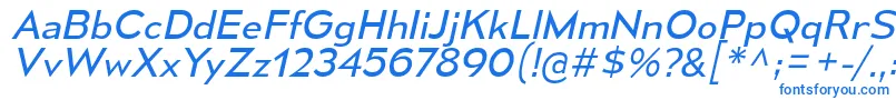 MesmerizeSeBkIt Font – Blue Fonts on White Background