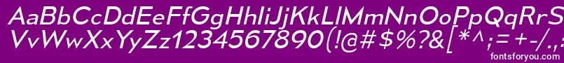 MesmerizeSeBkIt Font – White Fonts on Purple Background