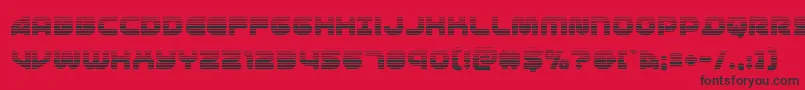 フォント1stenterprisesgrad – 赤い背景に黒い文字