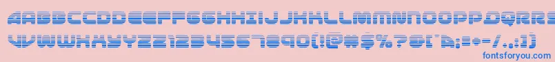 1stenterprisesgrad Font – Blue Fonts on Pink Background