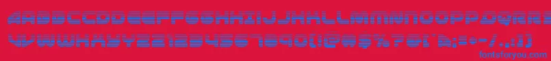 フォント1stenterprisesgrad – 赤い背景に青い文字