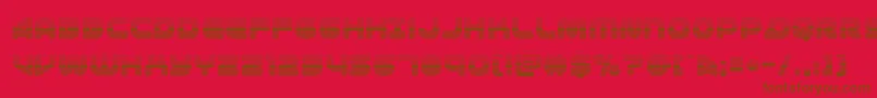 1stenterprisesgrad Font – Brown Fonts on Red Background