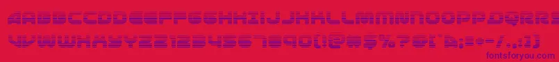 1stenterprisesgrad Font – Purple Fonts on Red Background