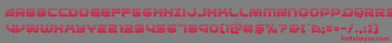 1stenterprisesgrad Font – Red Fonts on Gray Background