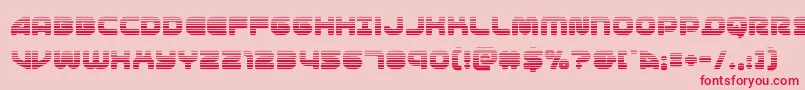 1stenterprisesgrad Font – Red Fonts on Pink Background