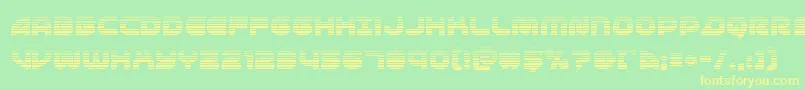 1stenterprisesgrad Font – Yellow Fonts on Green Background