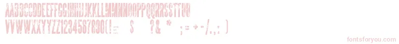 TheSickmen Font – Pink Fonts on White Background
