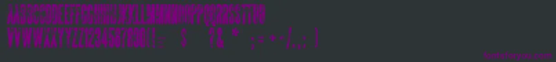 TheSickmen Font – Purple Fonts on Black Background