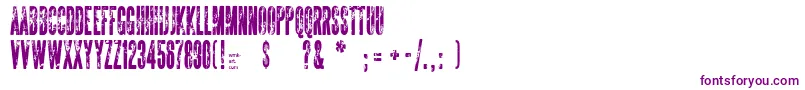 TheSickmen-Schriftart – Violette Schriften